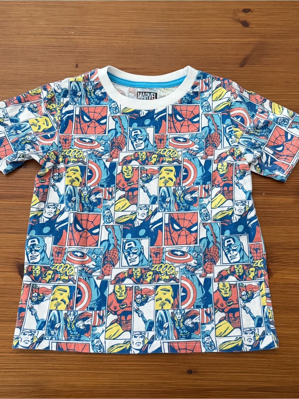 4/$13 Marvel Super Hero Shirt - Size 7